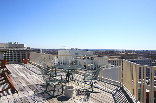 Rooftop deck of the Westmoreland